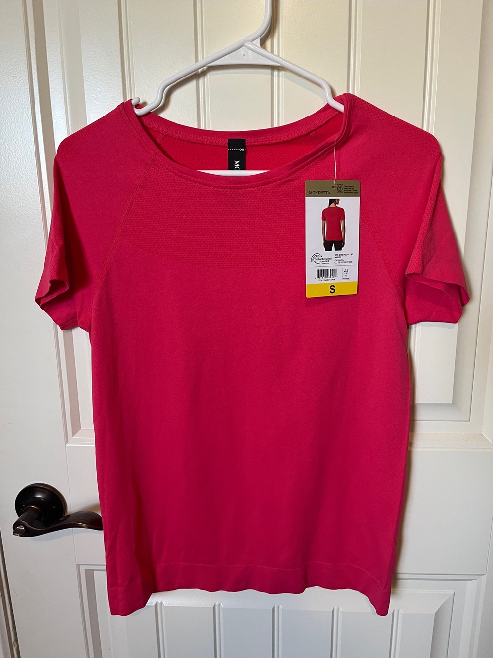 Mondetta Hot Pink Short Sleeve Active Tee